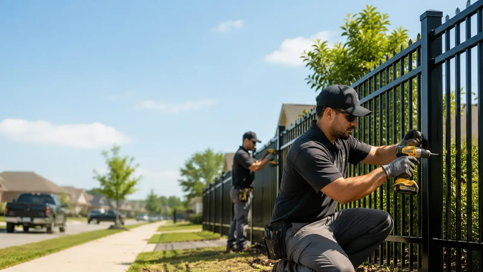 Metal Fence Installation in Troy, MI
